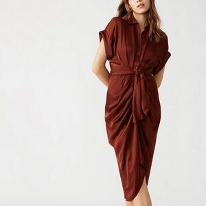 TORI DRESS BROWN